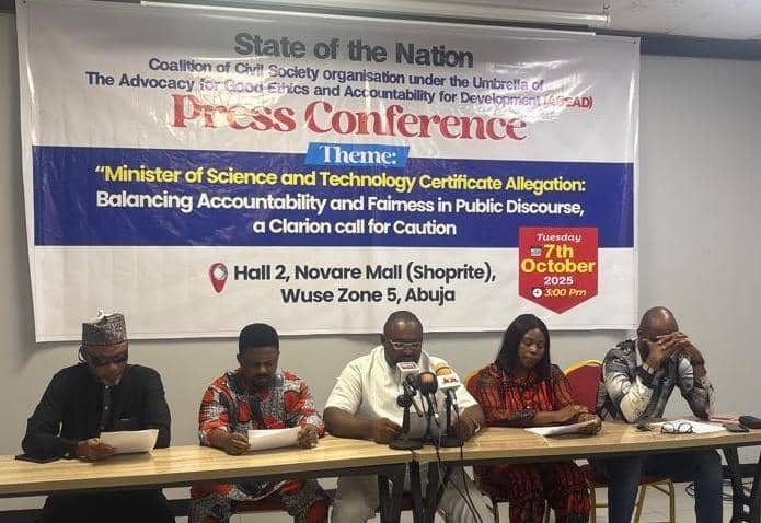 AGEAD Urge Caution Over Minister Nnaji’s Certificate Allegations, Warn Against Political Witch-Hunt